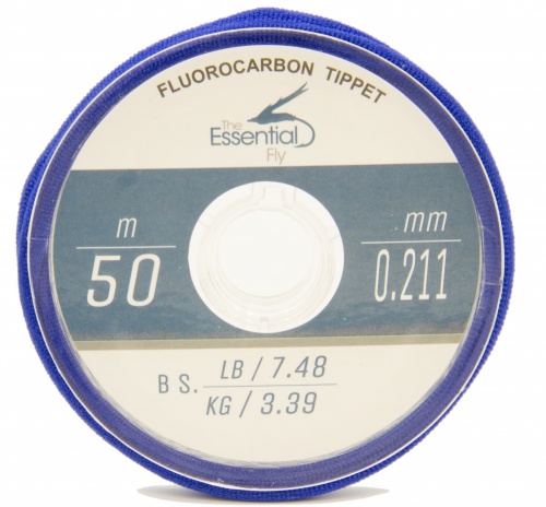 The Essential Fly Fluorocarbon Tippet 7.48Lb for Trout & Grayling Flyfishing (Length 54.6 Yds / 50m)